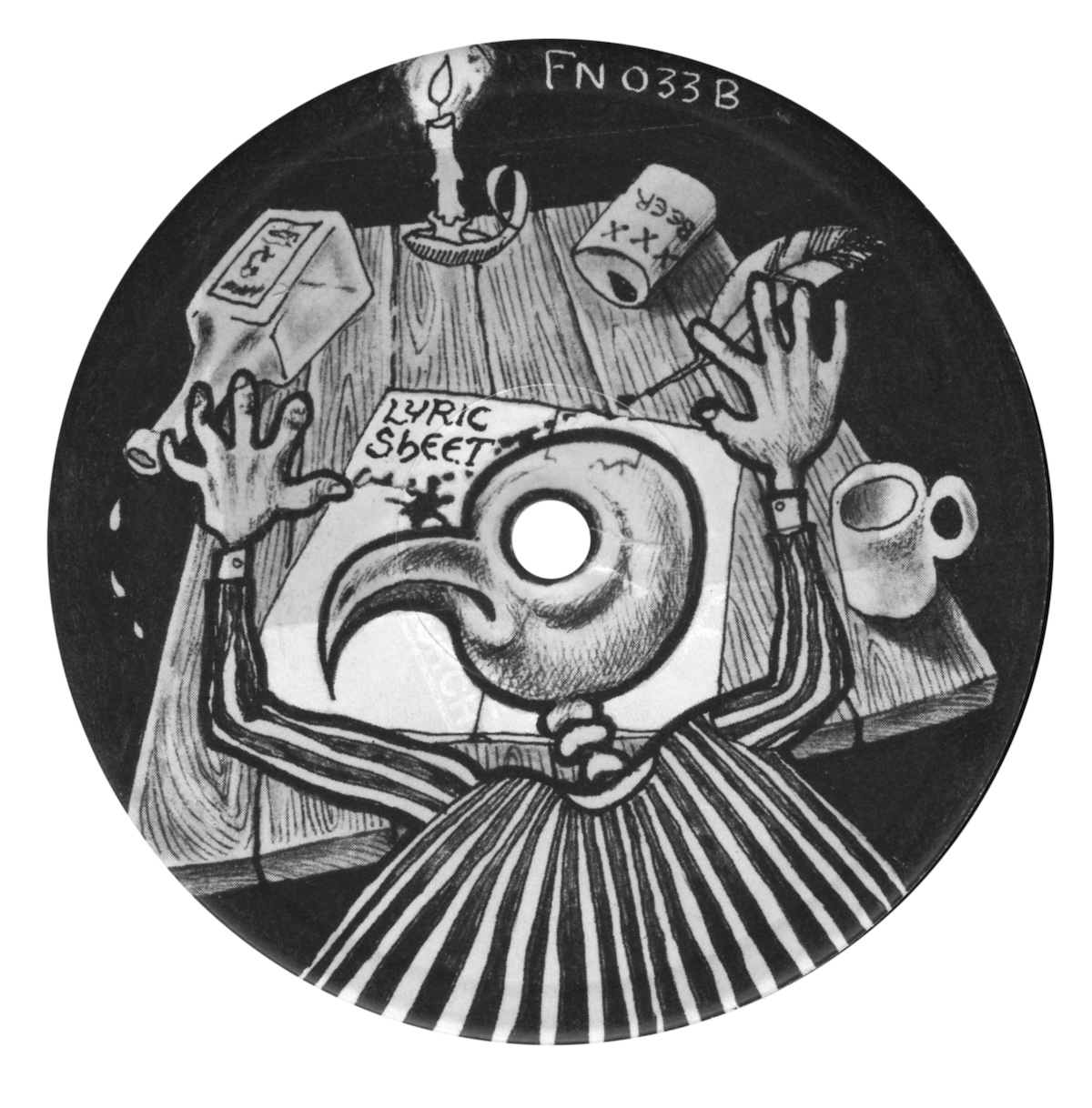 Exploding Budgies The Grotesque Singers EP, 1985 (FN033) 