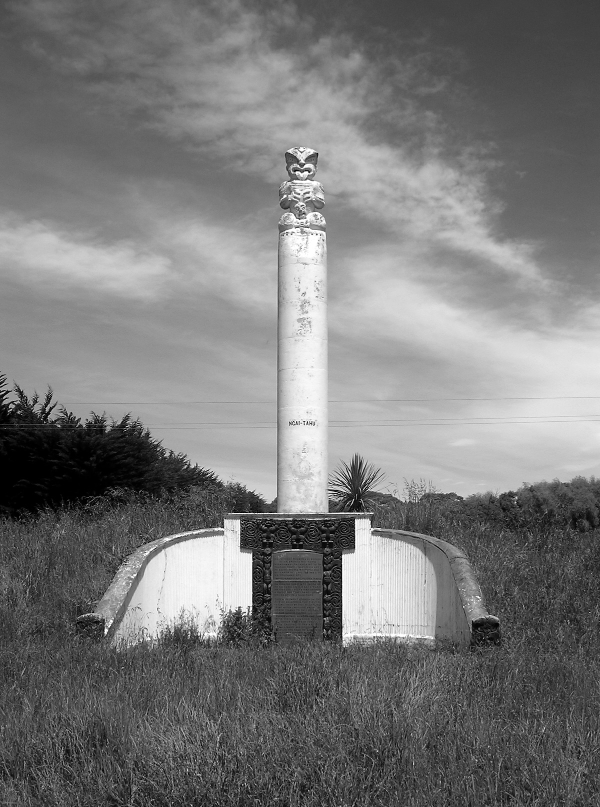 Kaiapohia monument, Preeces Rd (Author’s photograph)