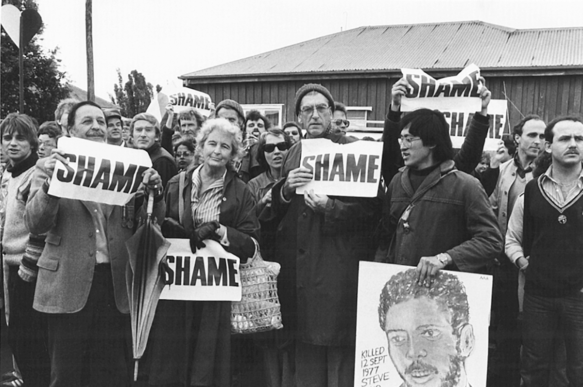 Marlborough St, Auckland12 September, 1981Photograph by Athol McCredie